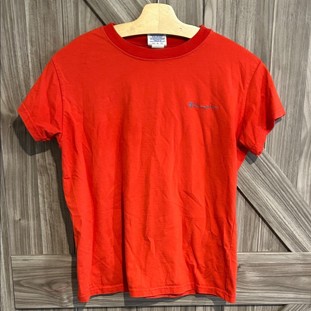 Champion Women's Vibrant Red Short Sleeve Tee